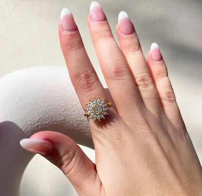 Sunflower Spinner Ring
